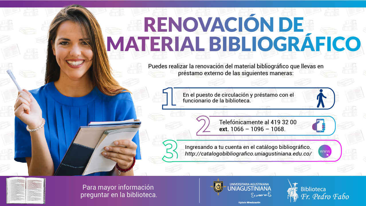 Renovación de material bibliográfico