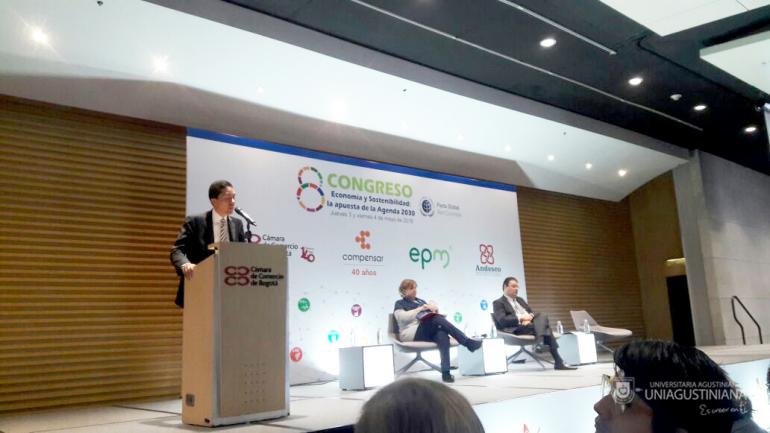 UNIAGUSTINIANA presente en el VIII Congreso de Pacto Global Red Colombia 'Economía y Sostenibilidad 2018'