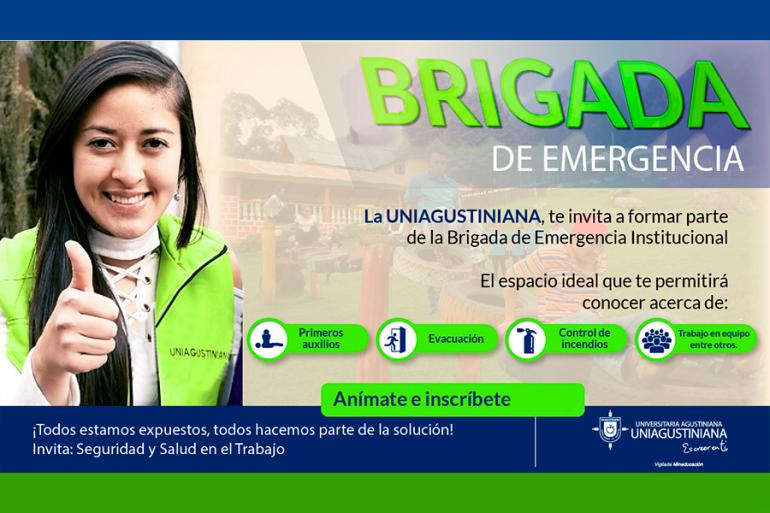 Únete a la Brigada de Emergencias de la Universitaria Agustiniana