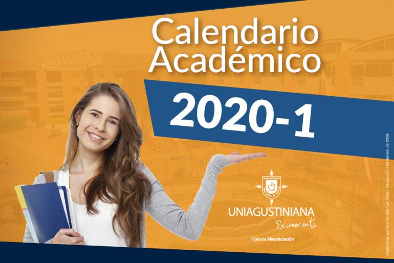Calendario Académico 2020 - I