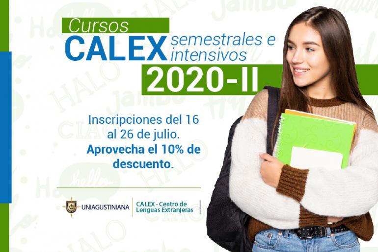 ¡Inscríbete a nuestros Cursos CALEX semestrales intensivos!