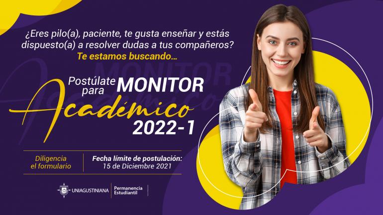 Monitores académicos 2022-I