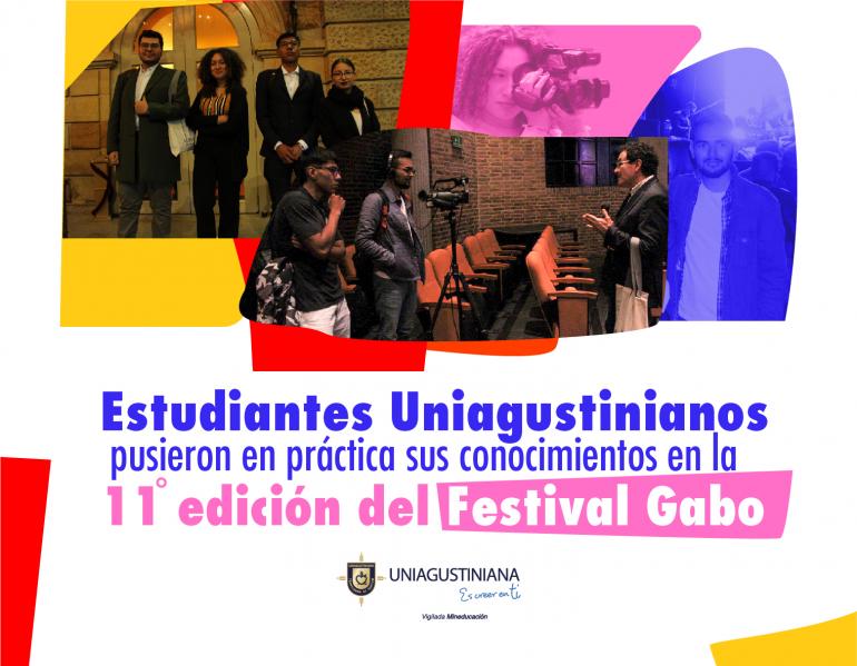 Uniagustinianos presentes en el Festival Gabo