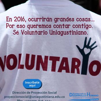 Sé parte del cambio, Voluntariado Uniagustiano