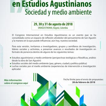 IX Congreso Internacional en Estudios Agustinianos, Sociedad y medio ambiente