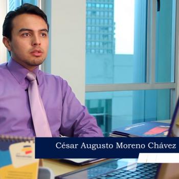Cesar Moreno Chávez, egresado comprometido con el desarrollo de la sociedad