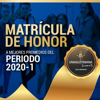 Matrícula de Honor 2020-1