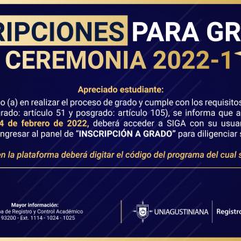 Grados por ceremonia 2022_I